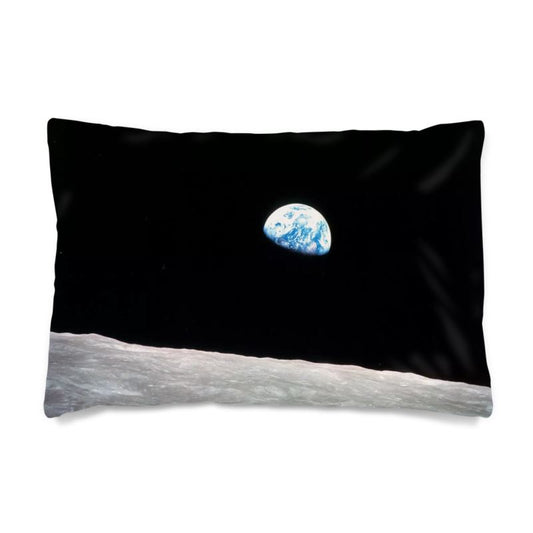 Silk Earthrise Pillowcase